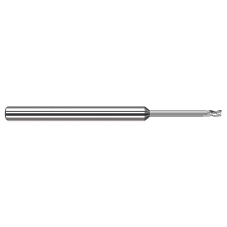 Harvey Tool Chamfer Cutter-Pointed-Long Reach .0500 Neck DIAx.2500 1/4 Reachx45 Degree per side Carbide 789208